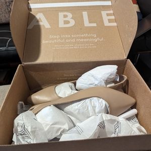 Brand new flat sling back shoes